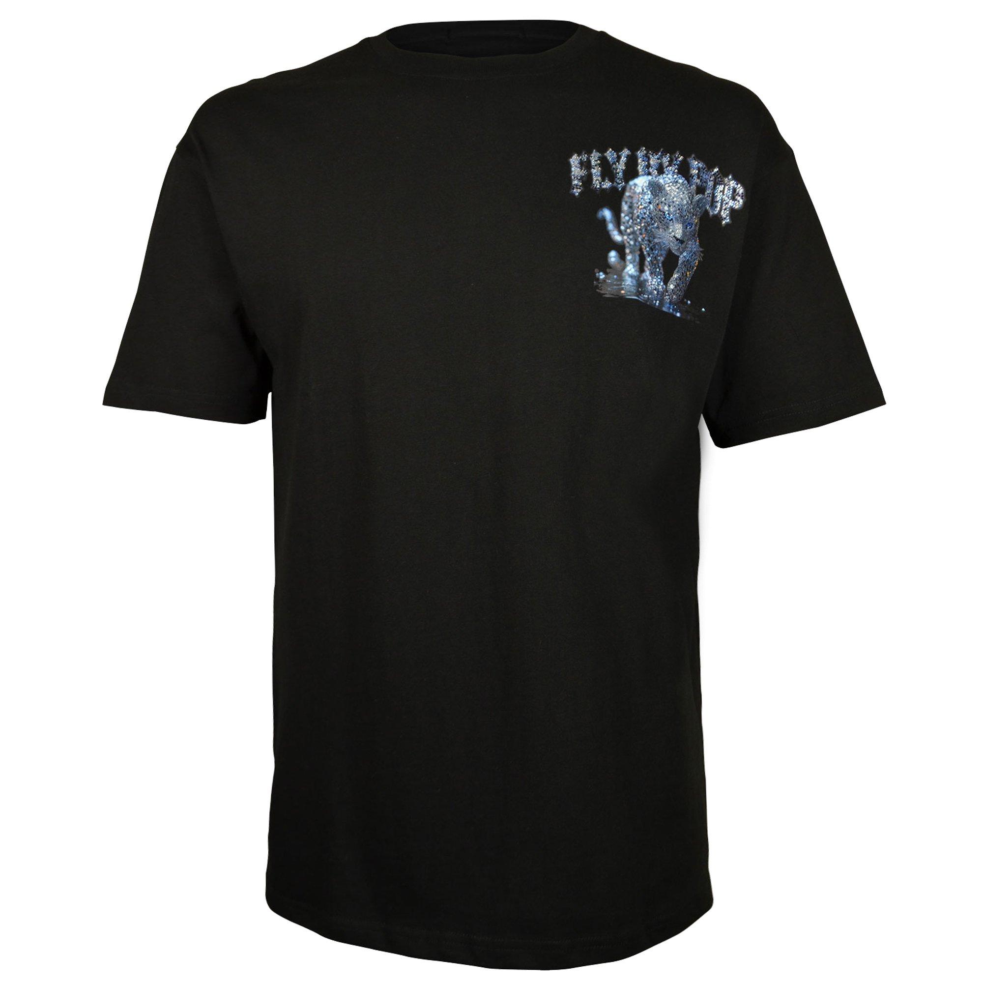 Streetz Iz Watchin Men's FBP Diamond Jaguar Tee - BLACK
